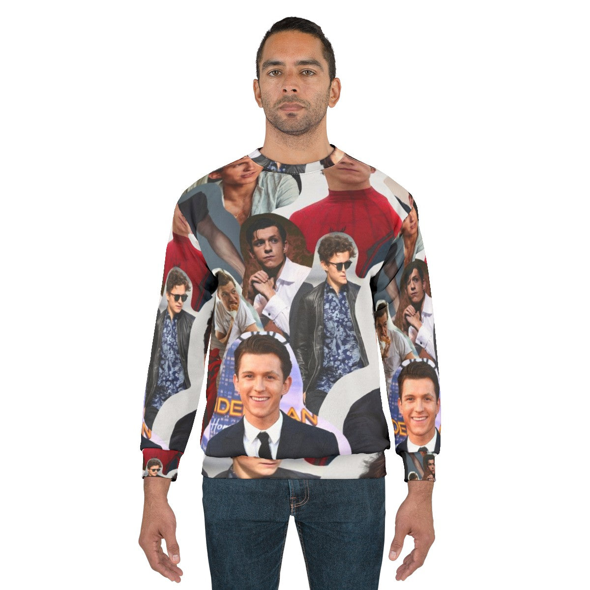 Tom Holland Collage Superhero Sweatshirt - men