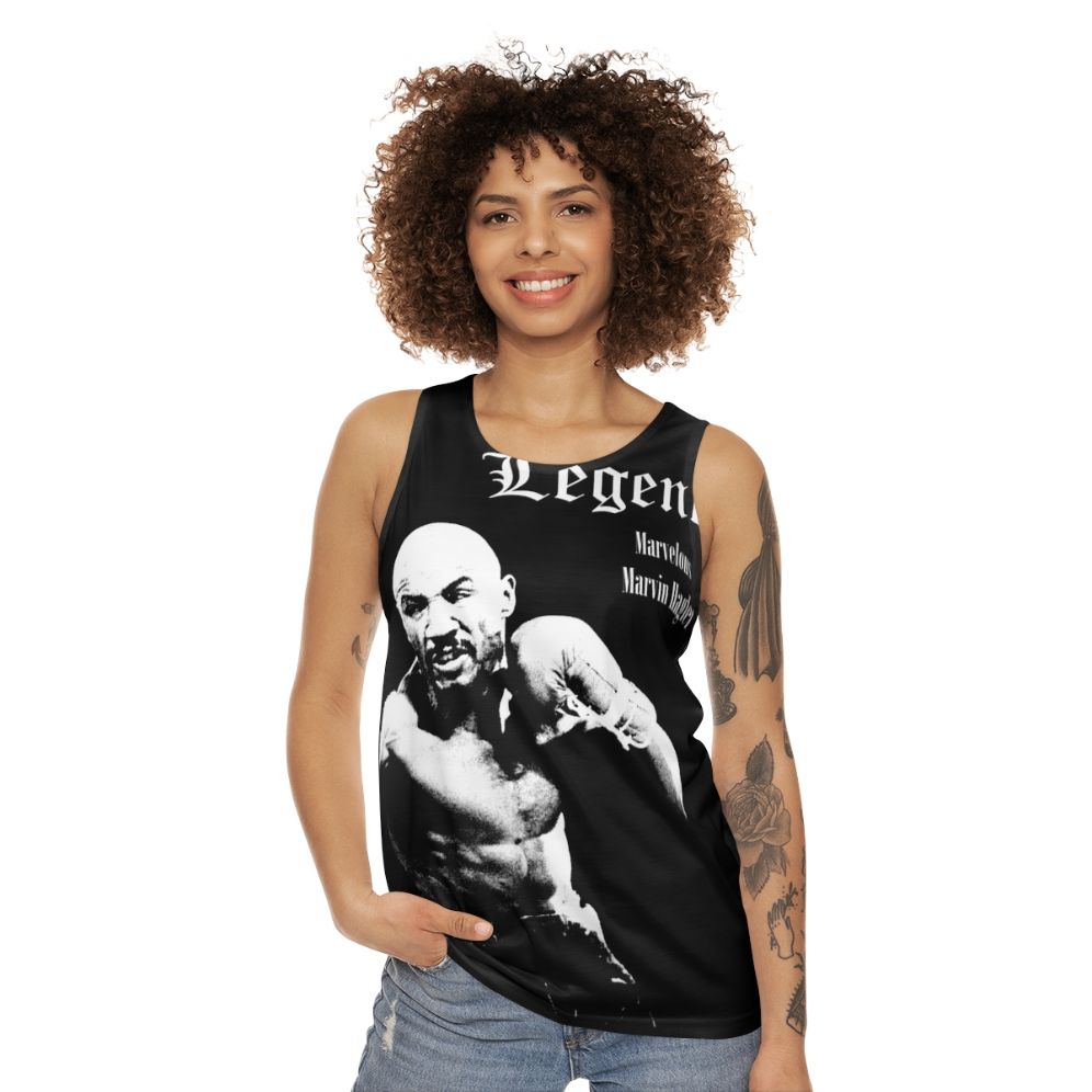 Marvelous Marvin Hagler Champion Unisex Tank Top - women