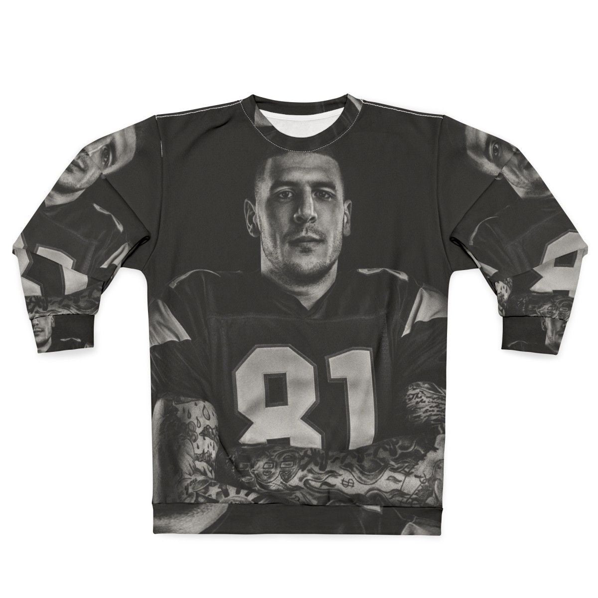 Aaron Hernandez NFL Football Sweatshirt