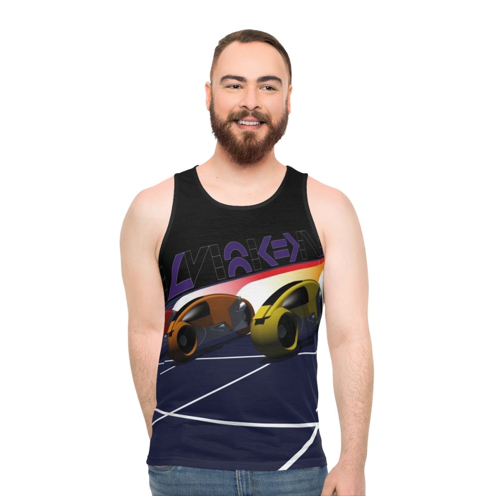 Tron Lightcycle Racing Unisex Tank Top - men