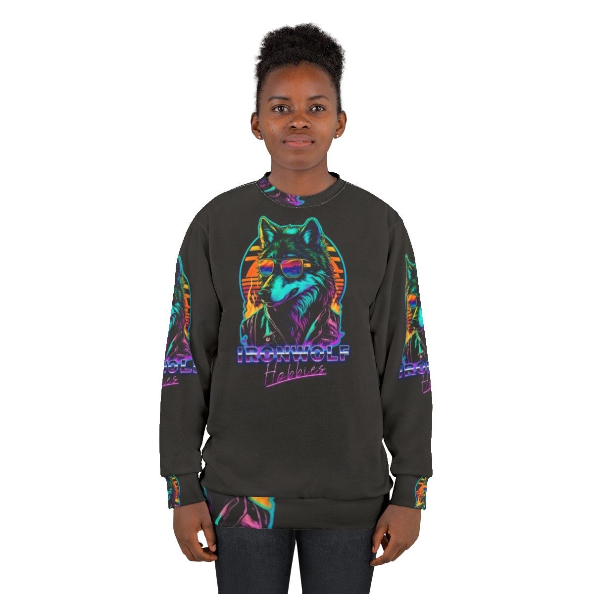 Retro Warhammer 40k hobby sweatshirt - women