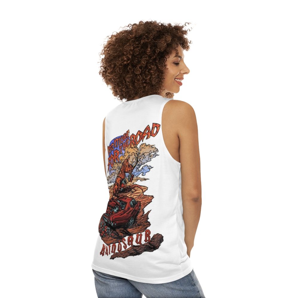 Rhinosaur Unisex Rock Band Tank Top - women back