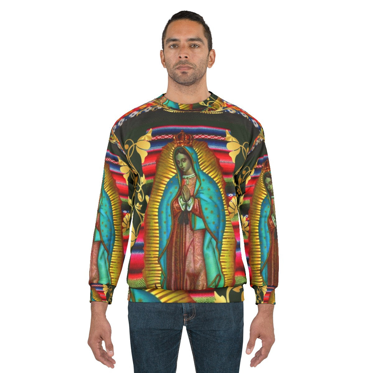 Our Lady of Guadalupe Virgin Mary Sweatshirt - men