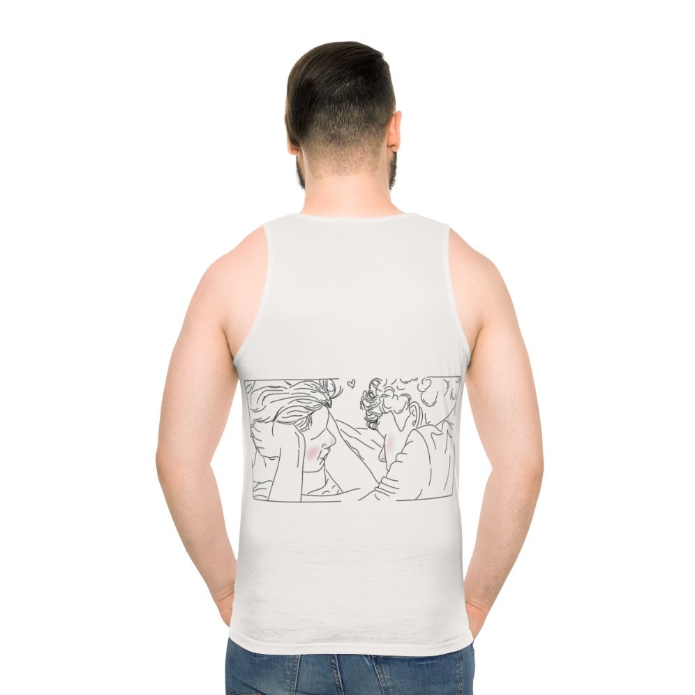 Young Royals S2 Unisex Tank Top featuring Prince Wilhelm and Simon - men back