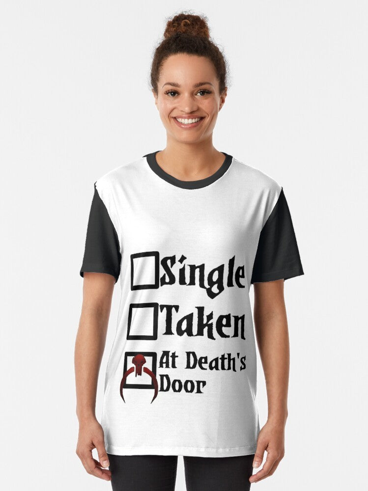 Darkest Dungeon "Single Taken At Death's Door" Graphic T-Shirt - Women