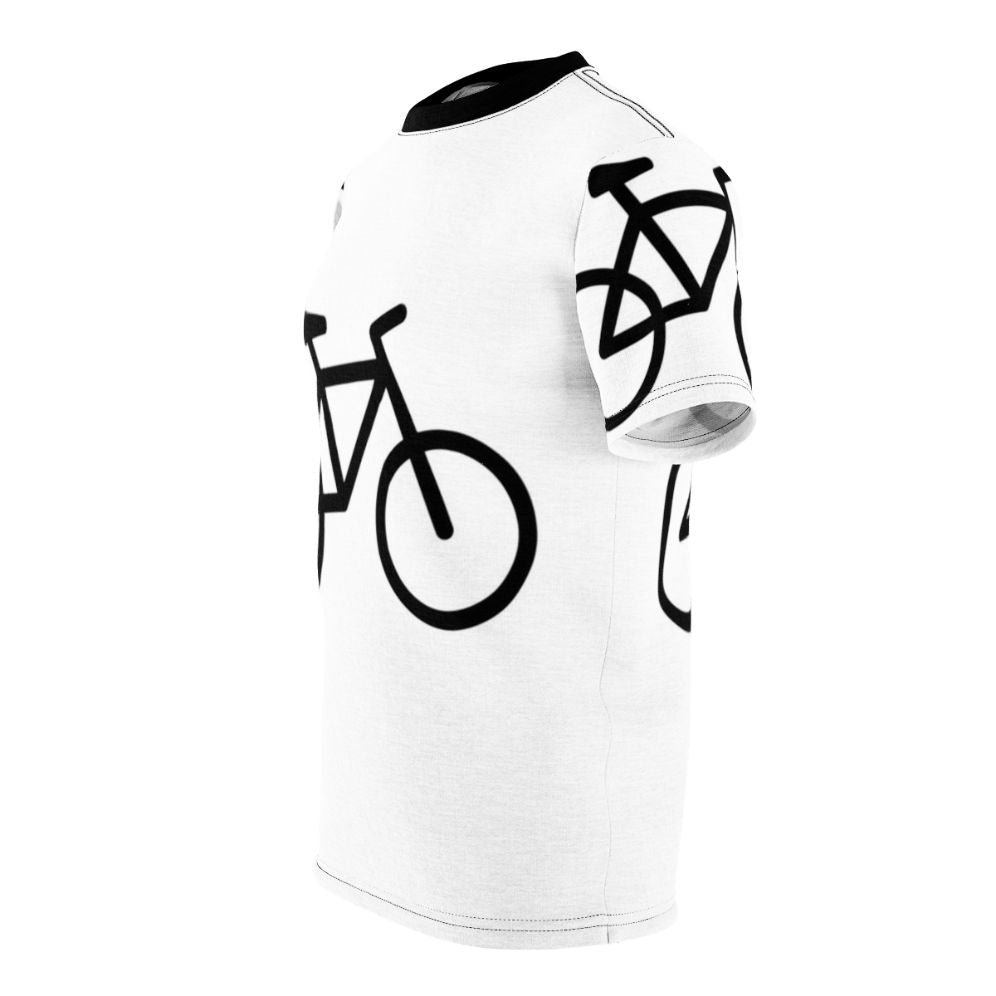 Stylish bicycle lover t-shirt for bike enthusiasts - men left