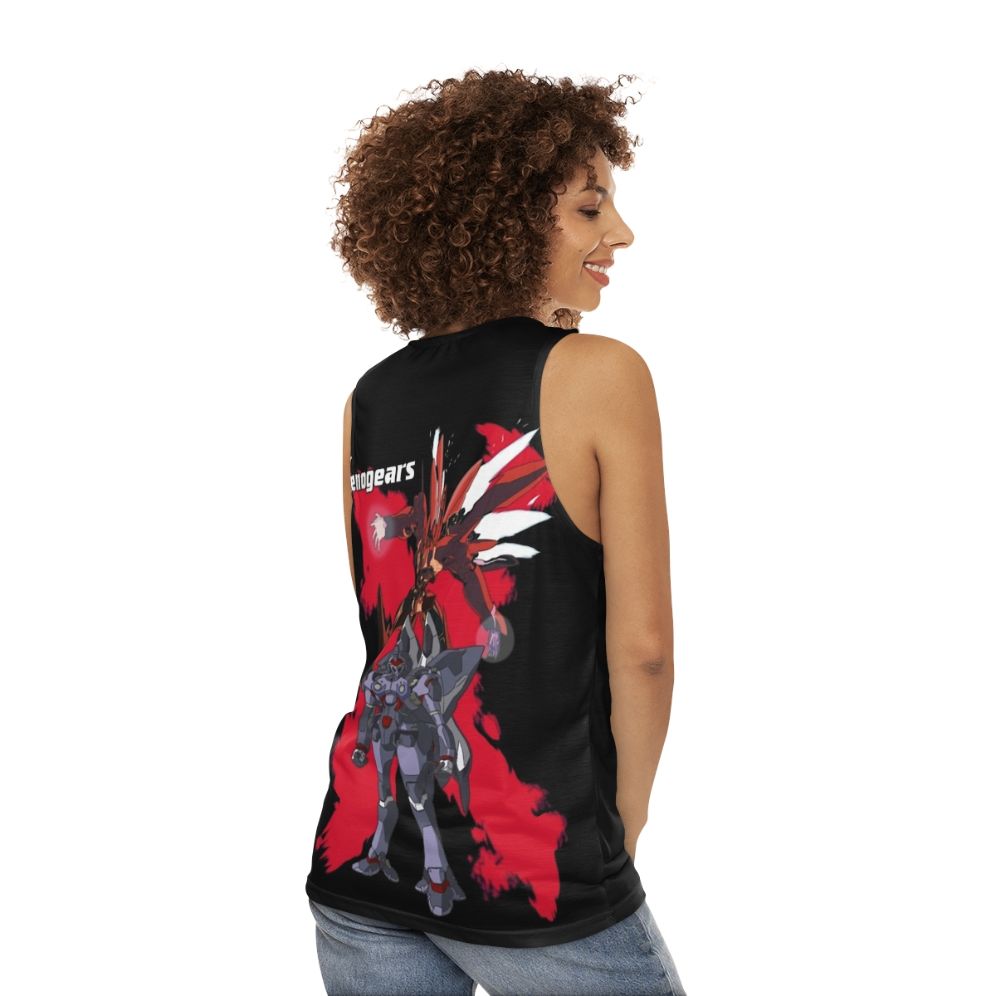 Xenogears Weltall Slayer of God Unisex Tank Top - women back