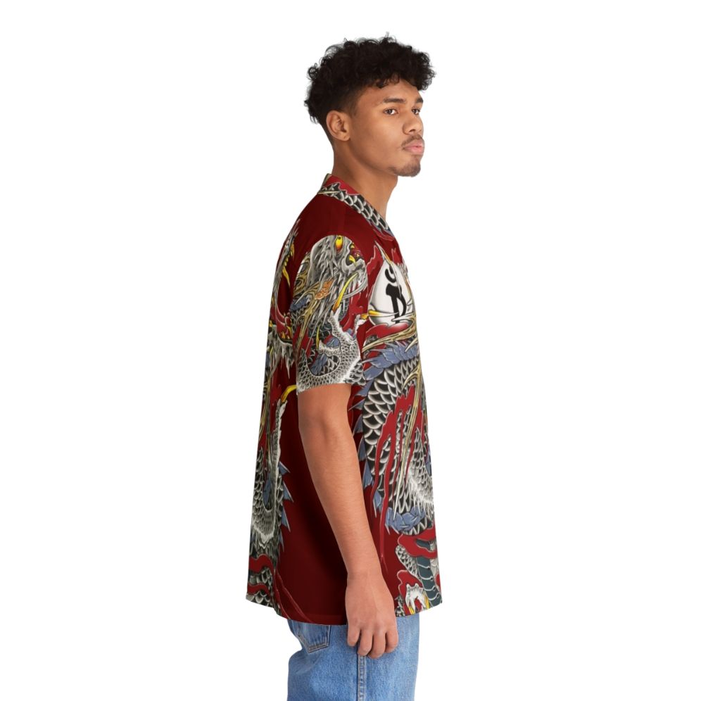 Yakuza dragon tattoo Hawaiian shirt - People Pight