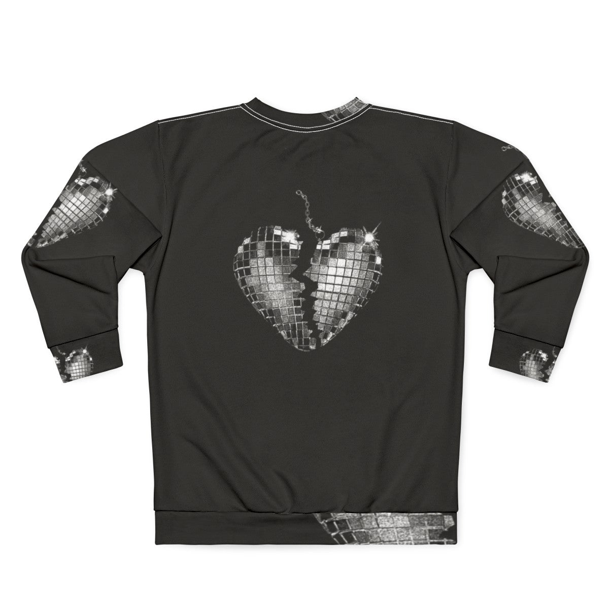 Miley Cyrus Pop Music Sweatshirt with Heart Theme - Back