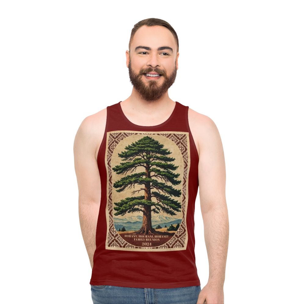 Family Reunion Unisex Tank Top with Horany Design 2024 - men