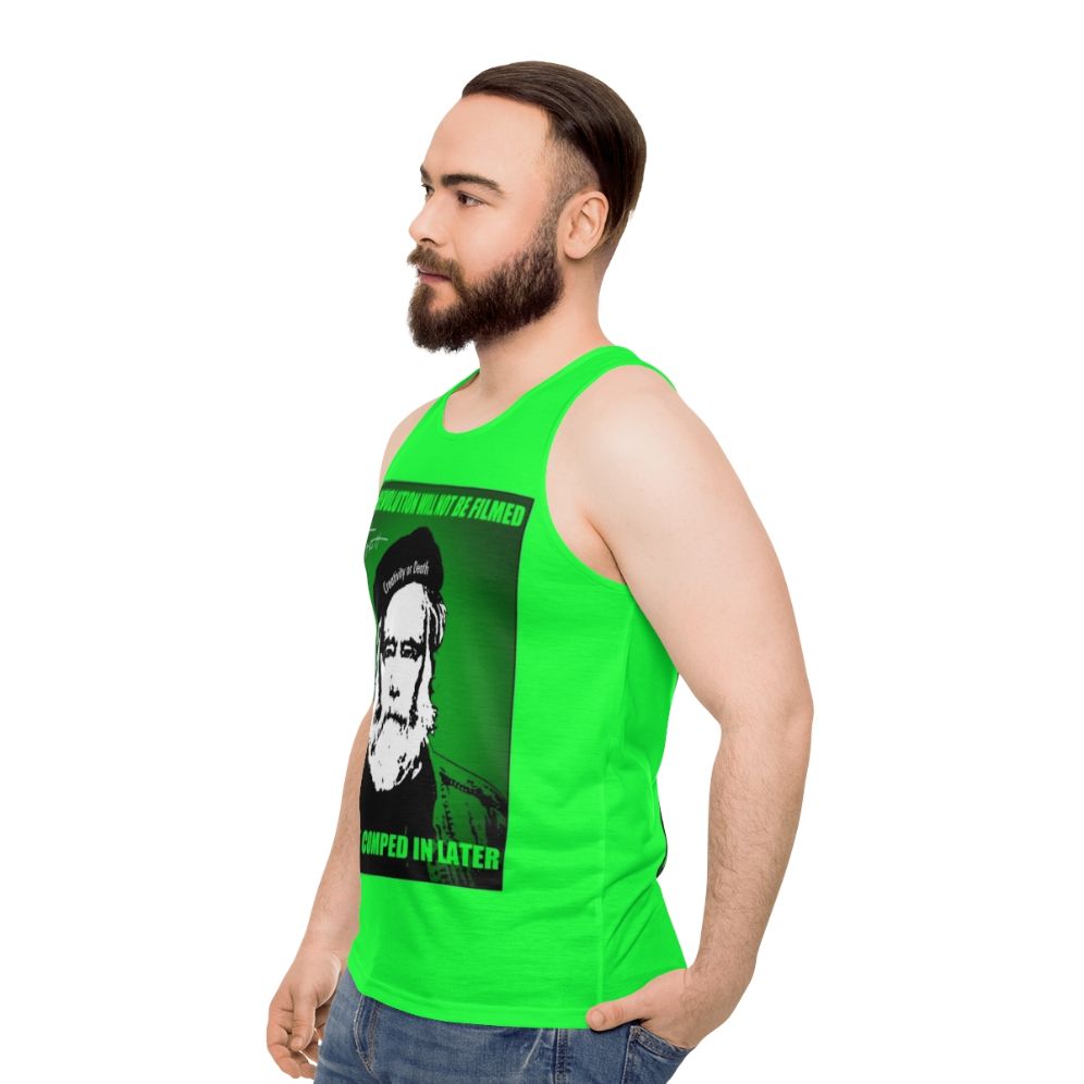 Madgod Revolution Unisex Stop Motion Horror Tank Top - men side