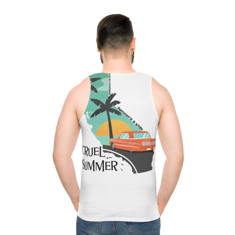 Cruel Summer Swiftie Unisex Tank Top - men back