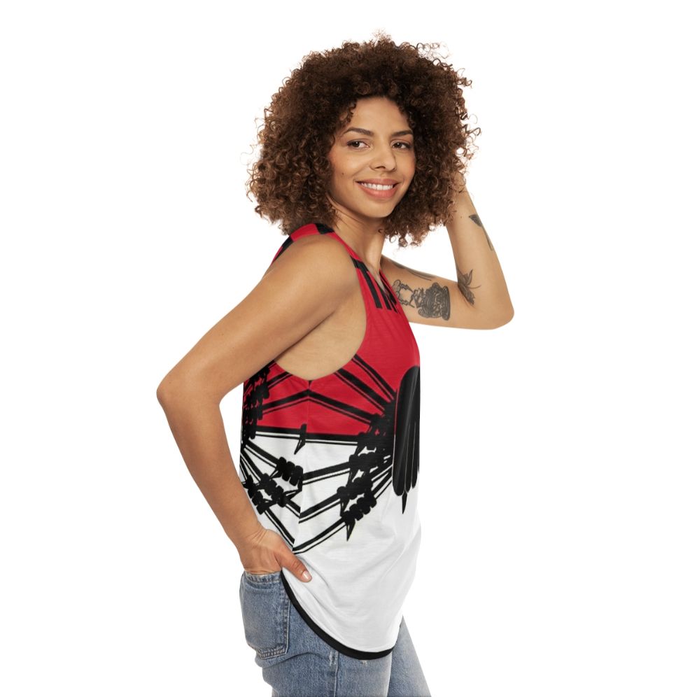 Trust French Hard Rock Band 1983 Unisex Tank Top - women side