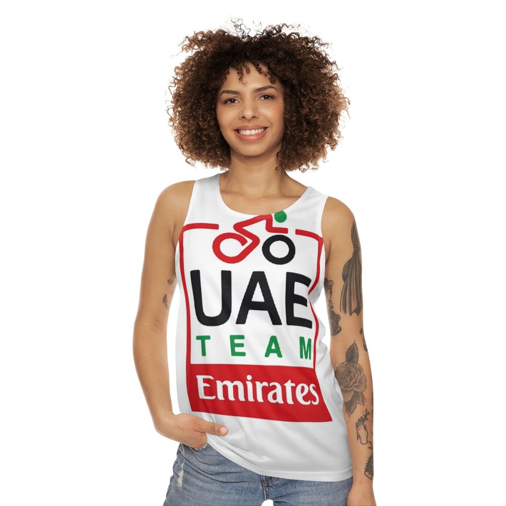 UAE Team Emirates Pro Cycling Unisex Cycling Tank Top - women