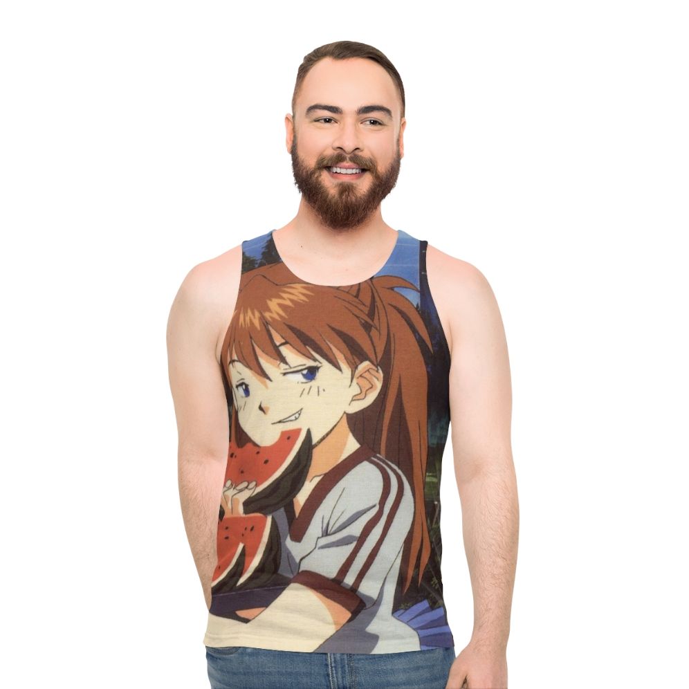 Smug Anime Unisex Tank Top - men