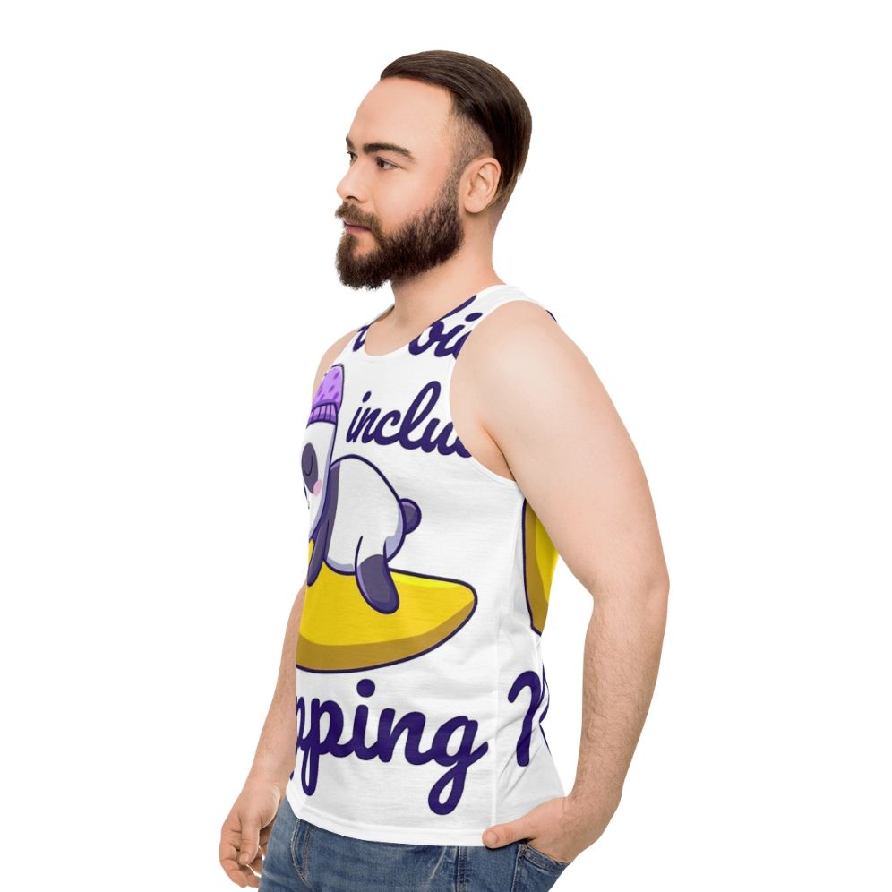 Unisex "Hobbies Include Napping" Tank Top - men side