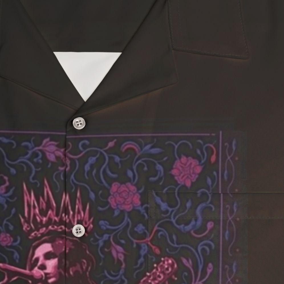 Chelsea Wolfe Tribute Hawaiian Shirt - Detail