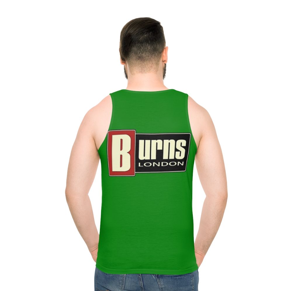 Vintage British Unisex Tank Top - men back