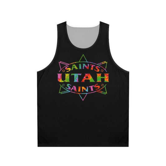 90s British rave music unisex tank top