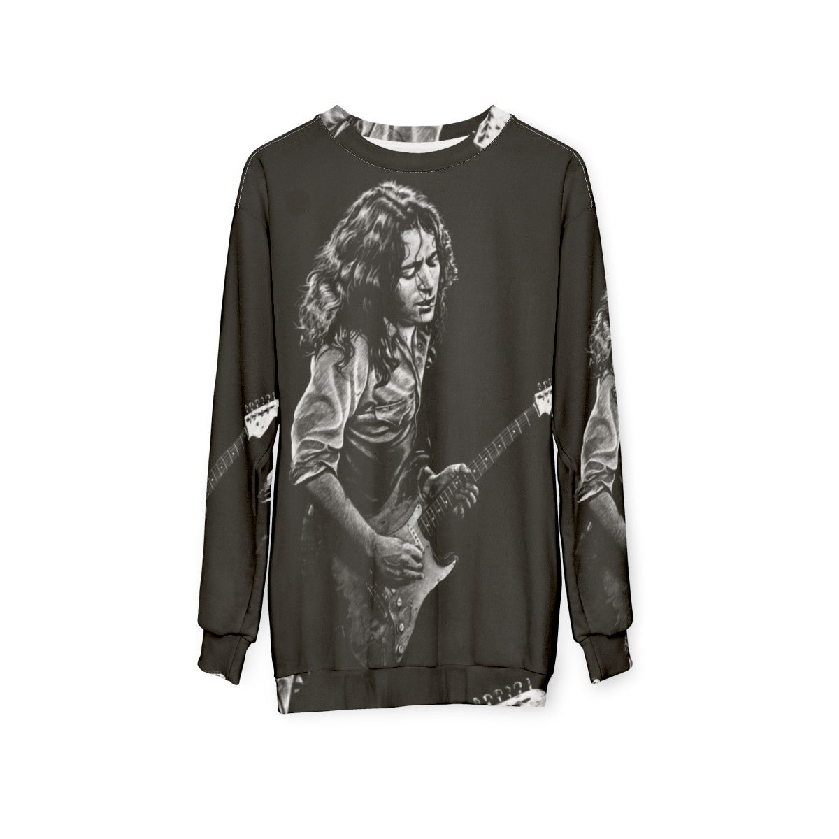 Rory Gallagher Drawing Sweatshirt - hanging