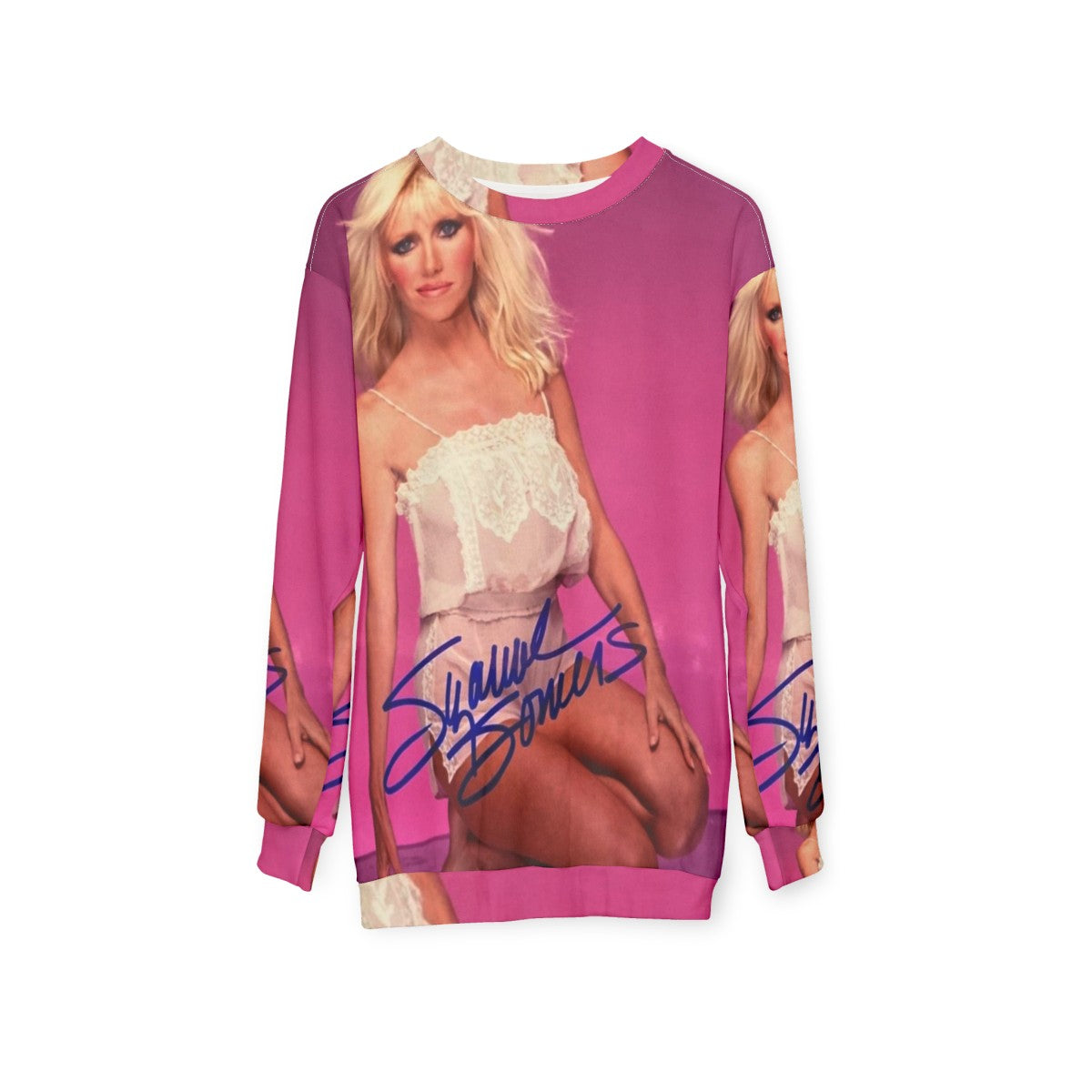 Autographed Suzanne Somers Vintage Sweatshirt - hanging