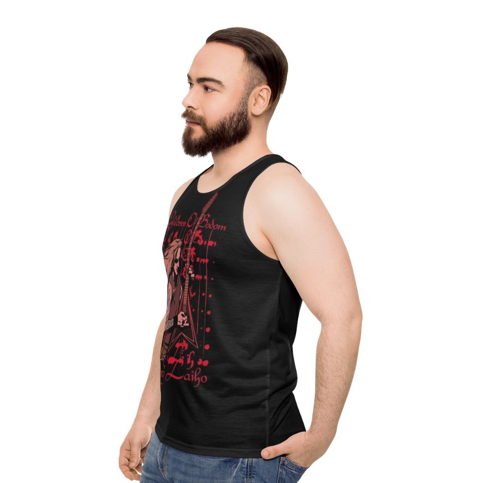 Alexi Laiho Tribute Unisex Metal Tank Top - men side