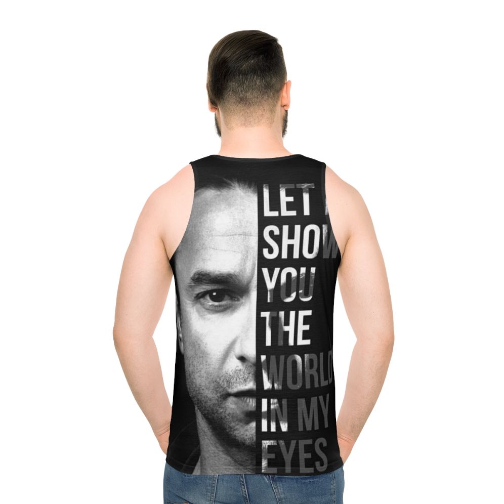 Depeche Mode 80s Unisex Tank Top - men back