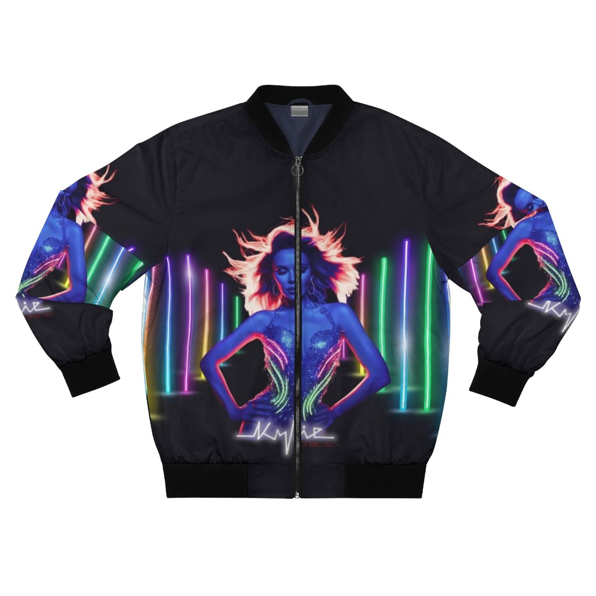 Kylie Minogue Pop Retro Disco Bomber Jacket