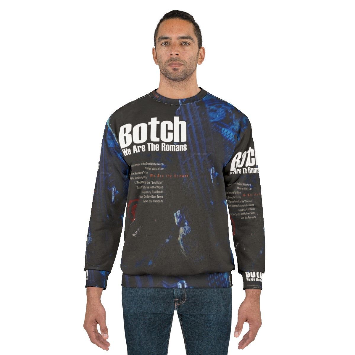 Botch hardcore metal sweatshirt with graphic design - men