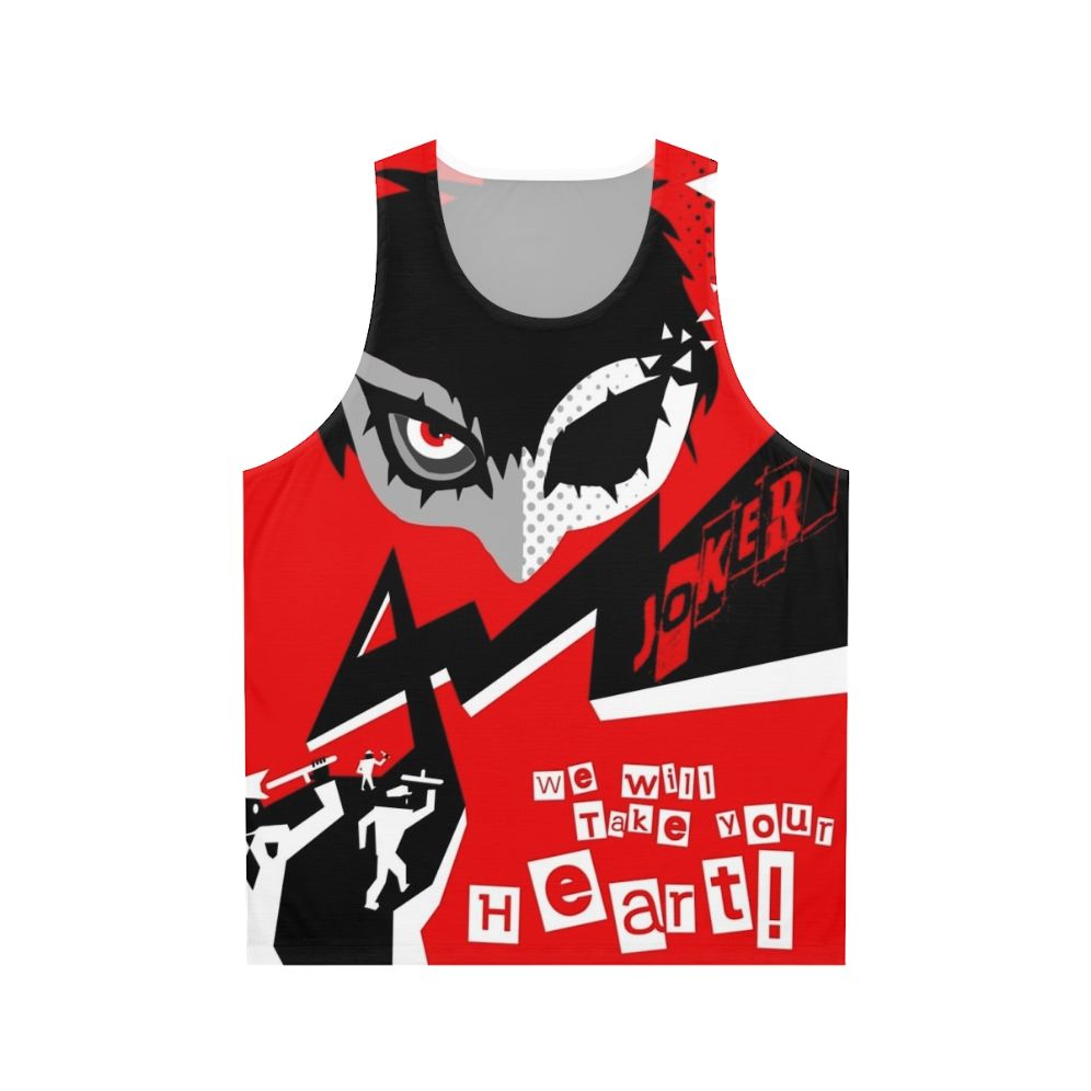 Persona 5 Joker "Take Your Heart" Unisex Tank Top