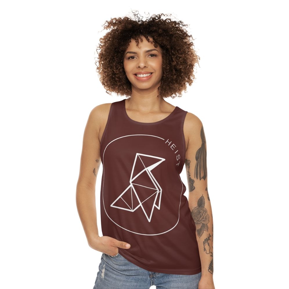 Money Heist Origami Crane Unisex Tank Top - women