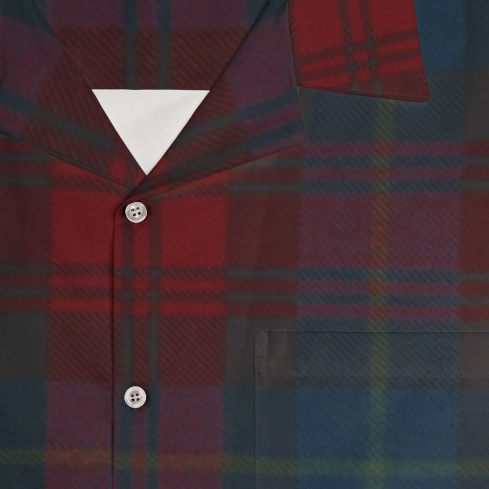 Maclachlan Scottish Tartan Hawaiian Shirt - Detail