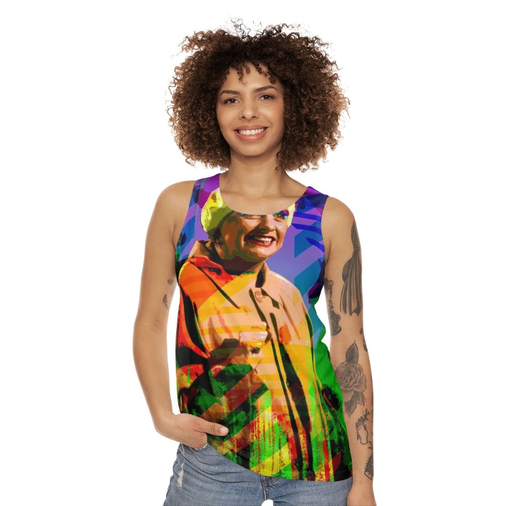 Victoria Wood LGBTQ+ Comedy Unisex Tank Top - women