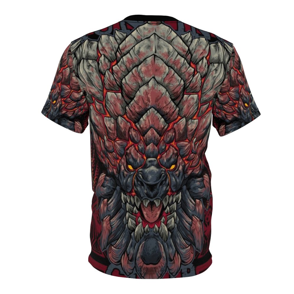 Monster Hunter Bazelgeuse Hunting Themed T-shirt - Back