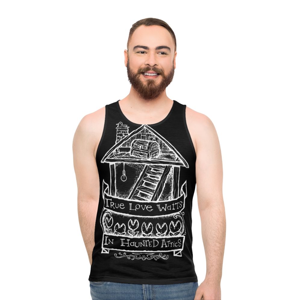 Unisex "True Love Waits" Radio Head Lyrics Tank Top - men