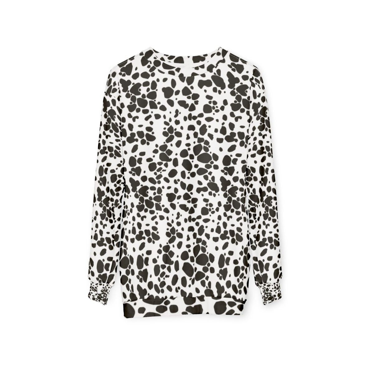 Dalmatian Print Sweatshirt - hanging