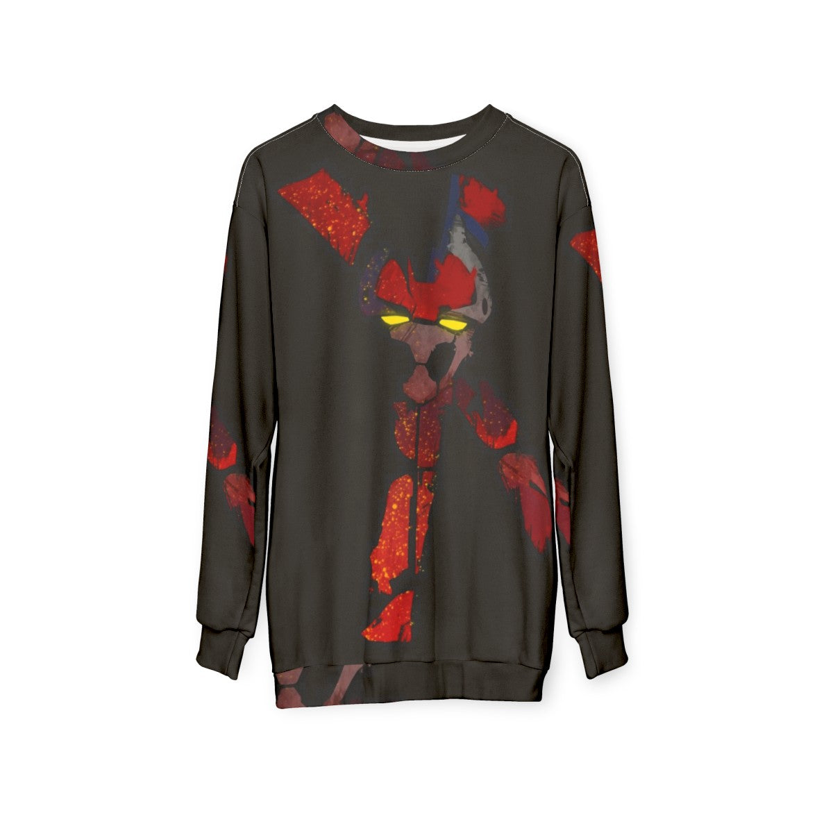 Weltall Mecha Sweatshirt for Xenogears and Xenosaga Fans - hanging