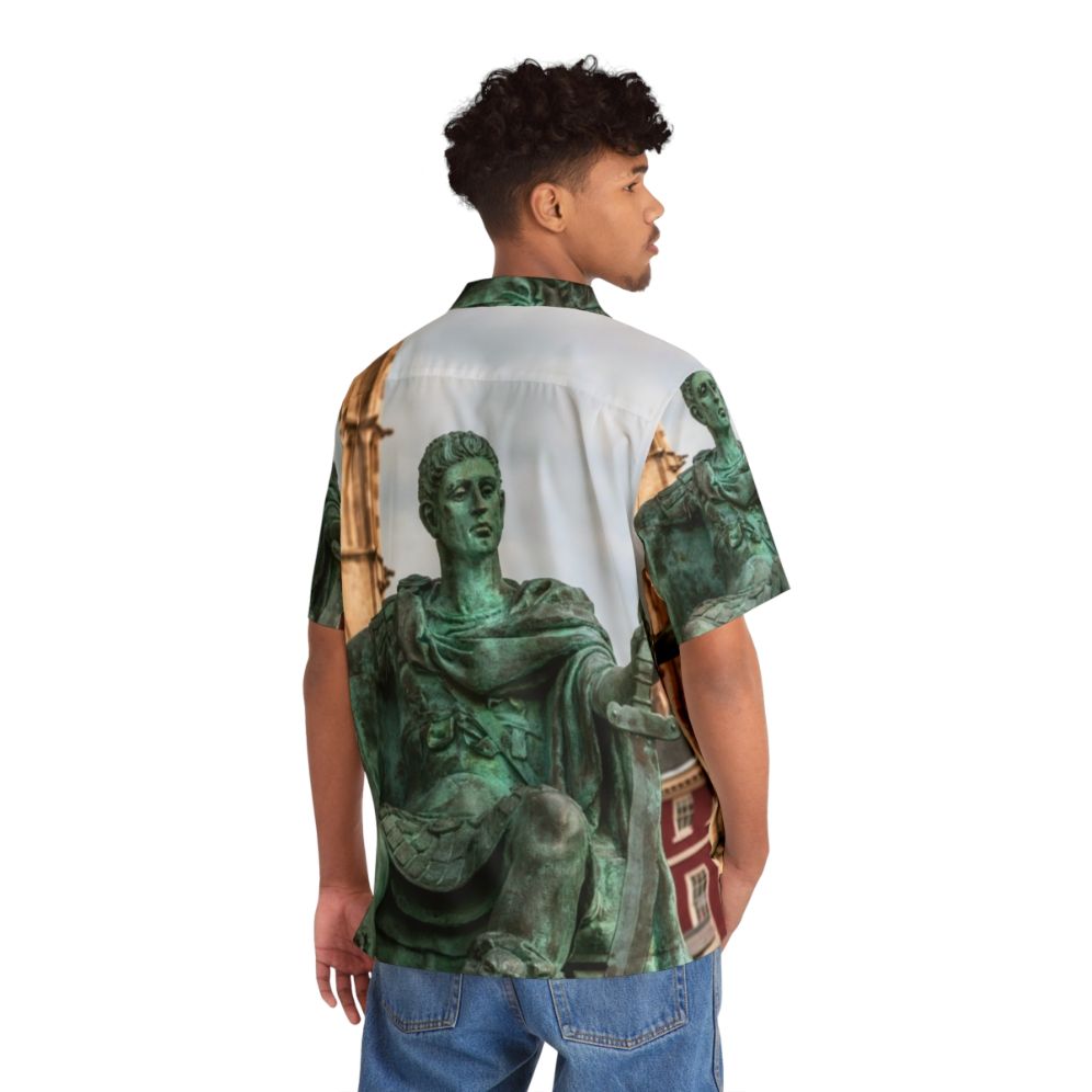 Constantine The Great Hawaiian Shirt - Ancient Roman Emperor Inspired Design - People Back