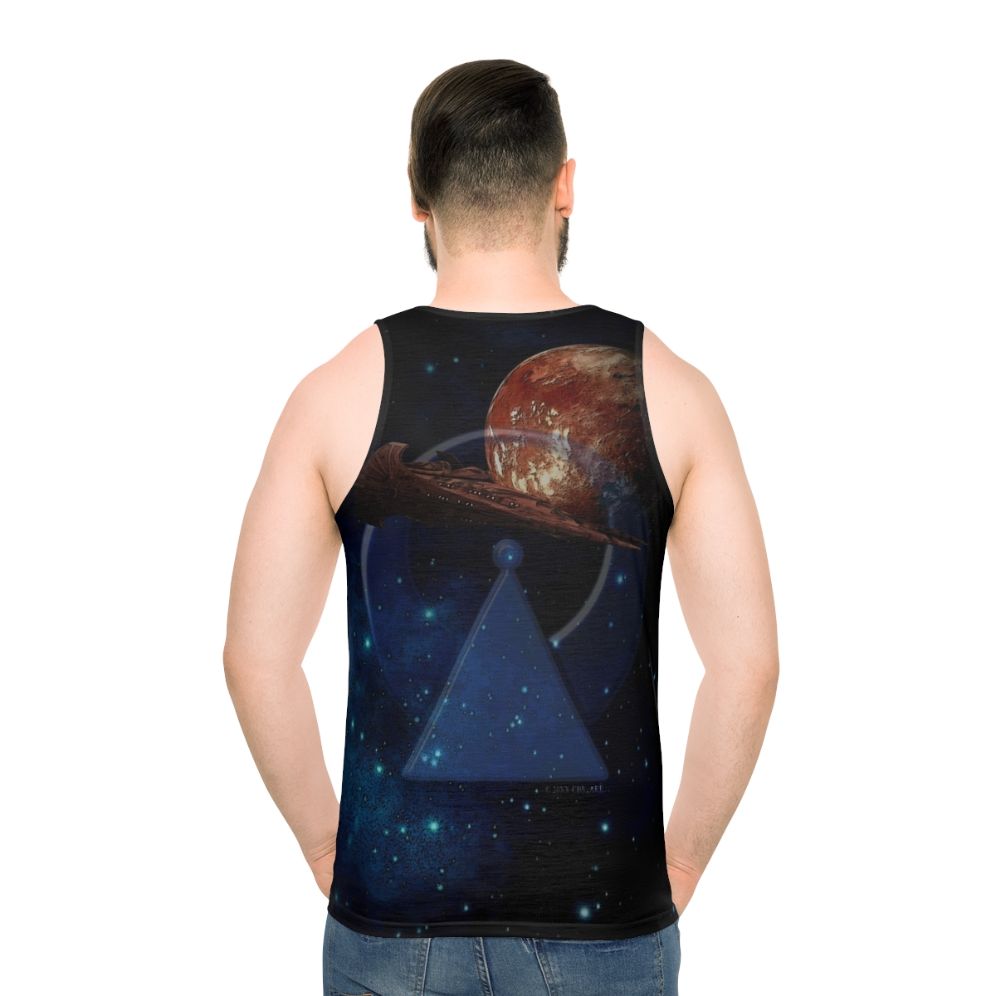 Vulcan Vahklas Unisex Star Trek Tank Top - men back