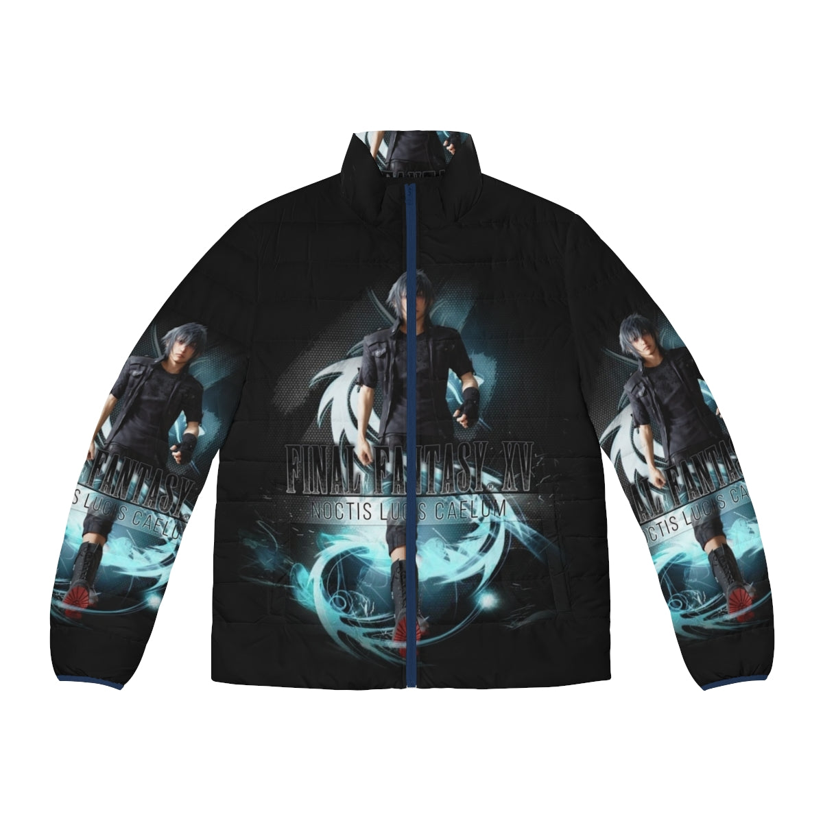 Noctis Lucis Caelum Final Fantasy XV anime inspired puffer jacket