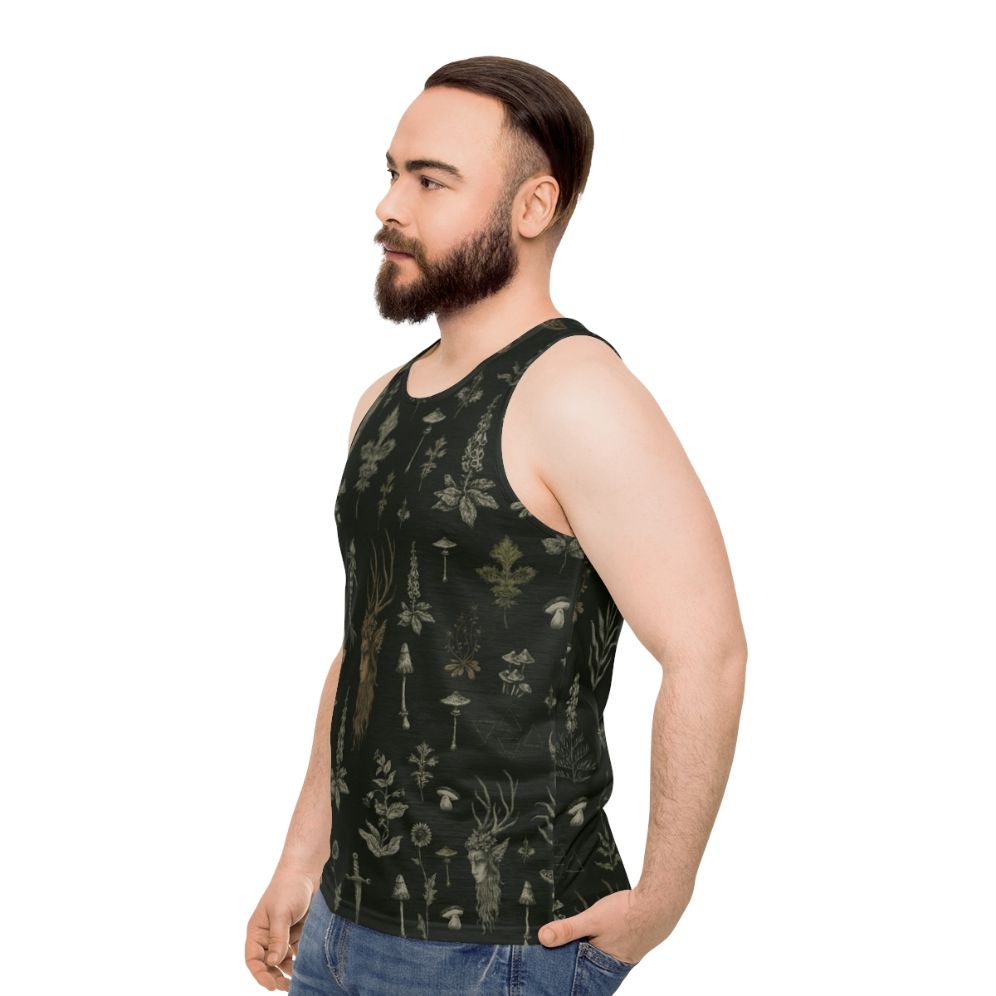 Enchanting Forest Guardian Unisex Tank Top - men side