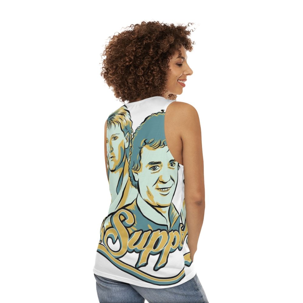 Air Supply Retro Music Unisex Tank Top - women back