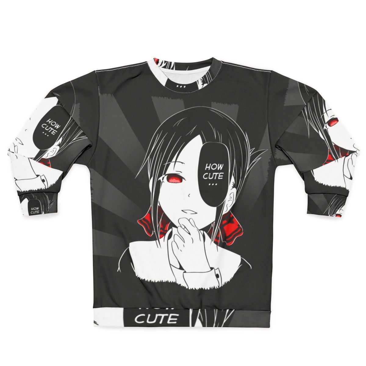 Kawaii "How Cute" Sweatshirt from Kaguya-sama: Love is War anime