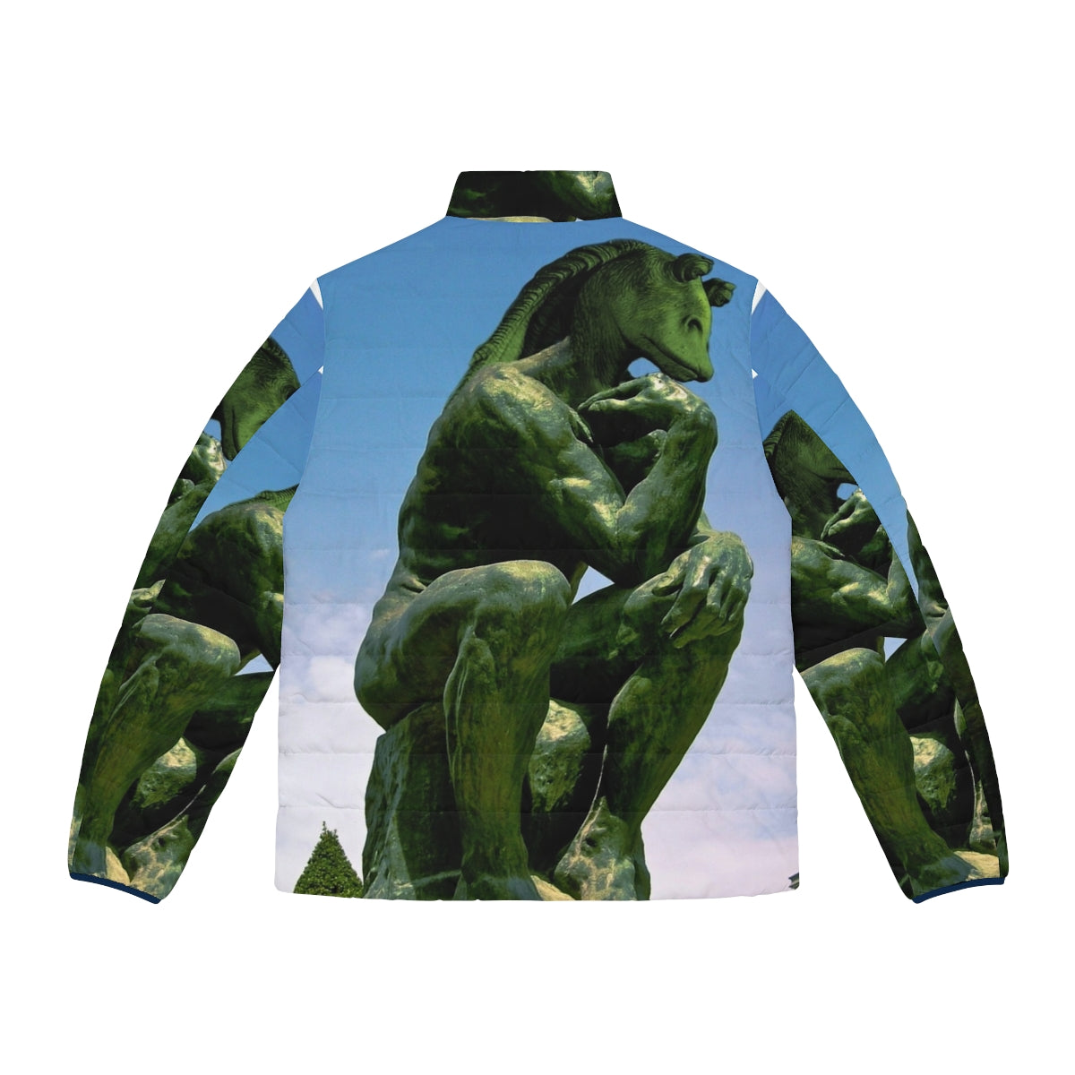 Jar Jar Binks themed puffer jacket with Star Wars graphics - Back