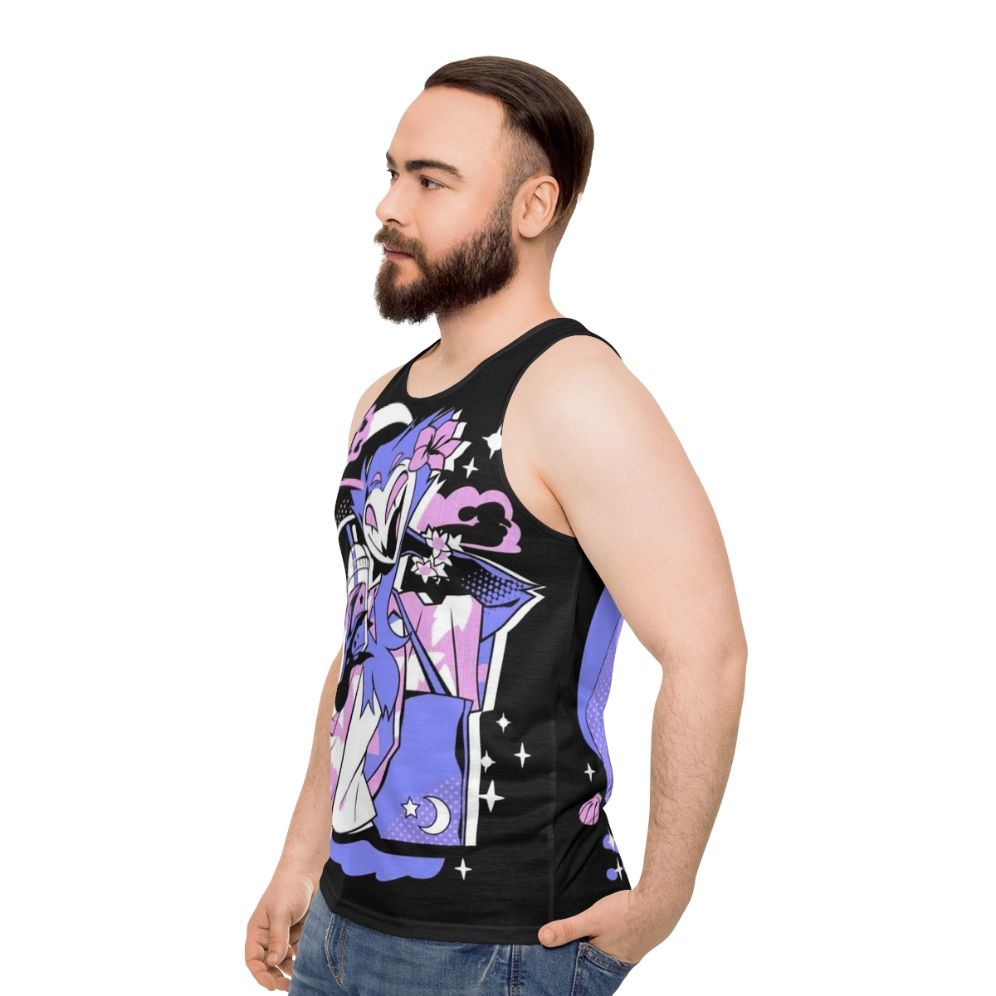 Helluva Boss Stolas Unisex Tank Top - men side