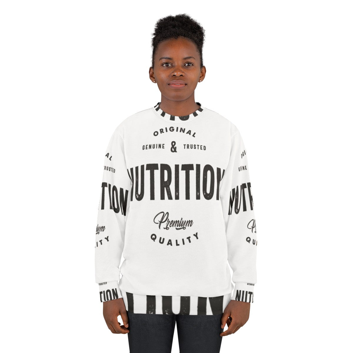 Nutrition Original Sweatshirt for Nutritionists, Dietitians and Health Professionals - women