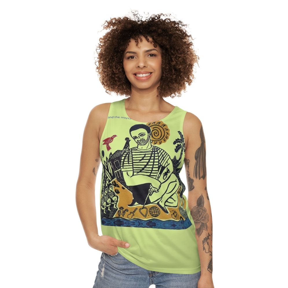 Unisex reggae tank top with Toots and the Maytals design - women