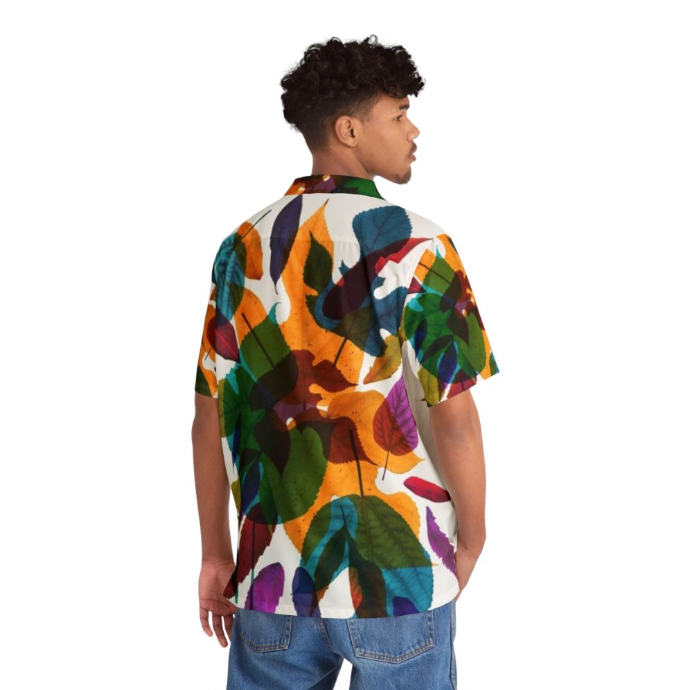 Autumn Escape Hawaiian Shirt with nature inspired design - People Back