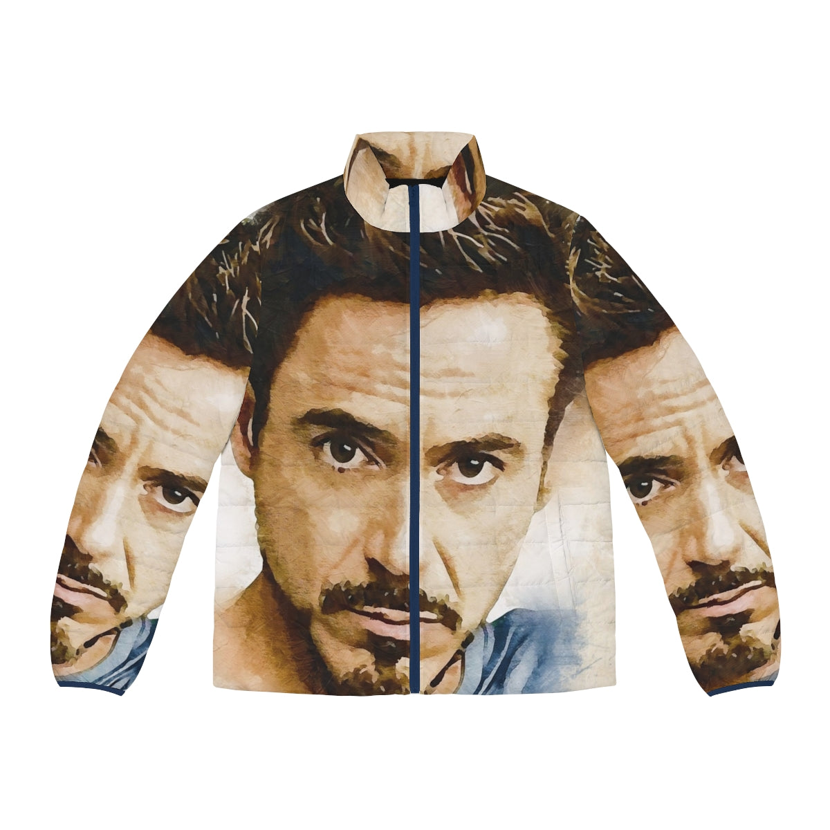 Robert Downey Jr. Inspired Puffer Jacket, perfect for movie fans