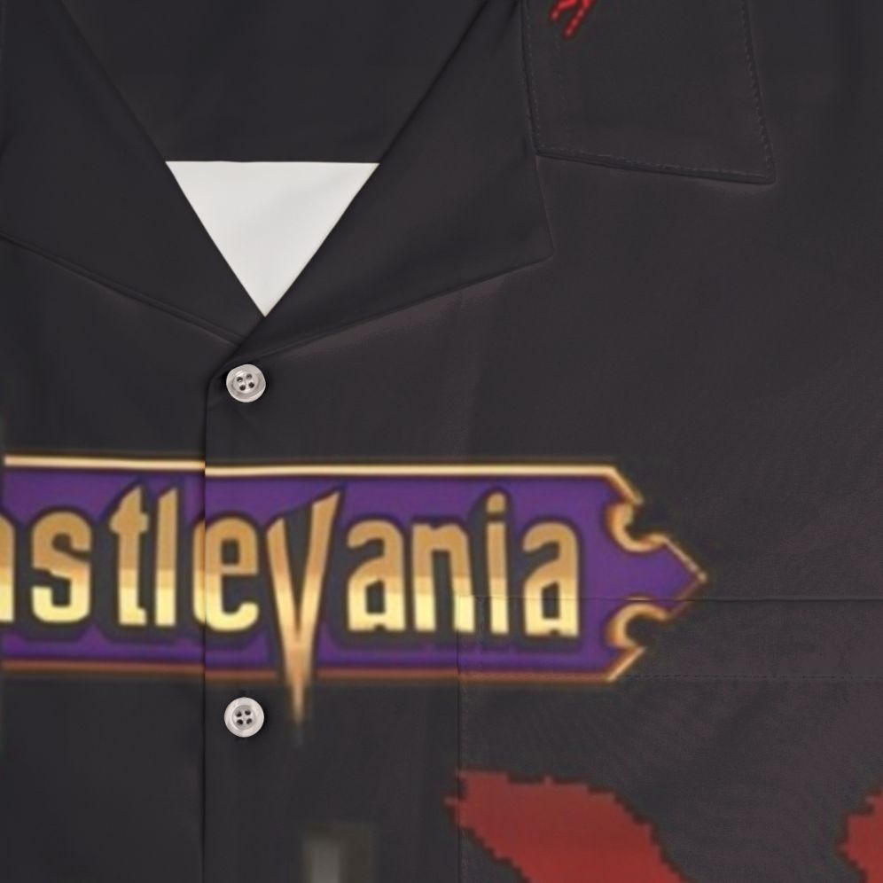 Castlevania Dracula X Classic Hawaiian Shirt - Detail